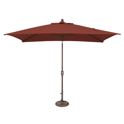 Parasol inclinable rectangulaire SimplyShade Catalina de 3 mètres (10 pieds) avec bouton-poussoir
