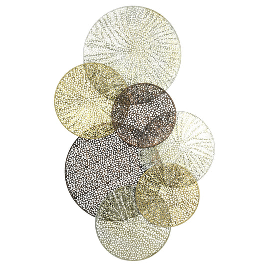 Harp &amp; Finial Sahara - Tableau mural en métal multicolore