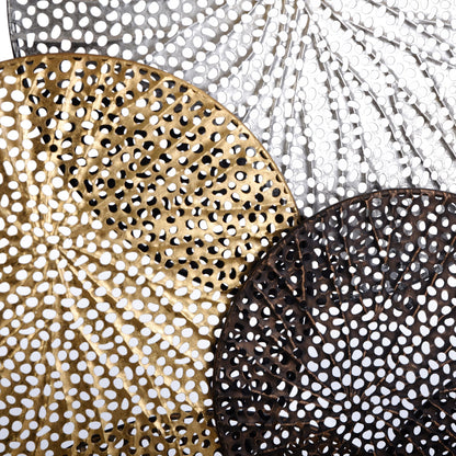 Harp &amp; Finial Sahara - Tableau mural en métal multicolore