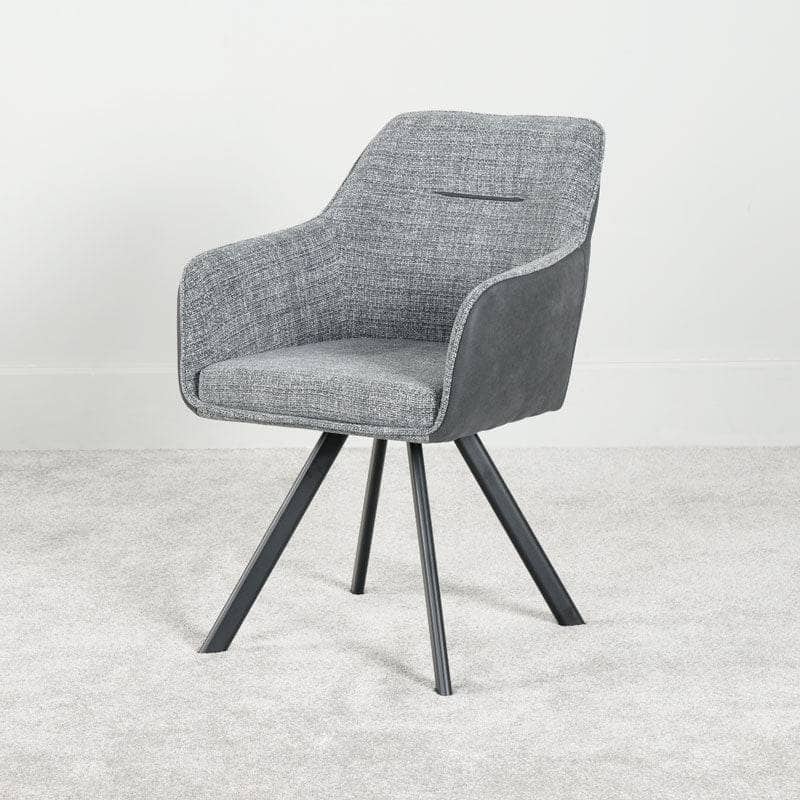 Harper Swivel Dining Chair - Grey