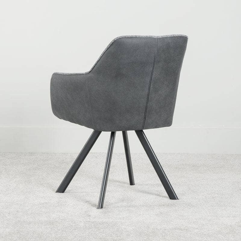 Harper Swivel Dining Chair - Grey