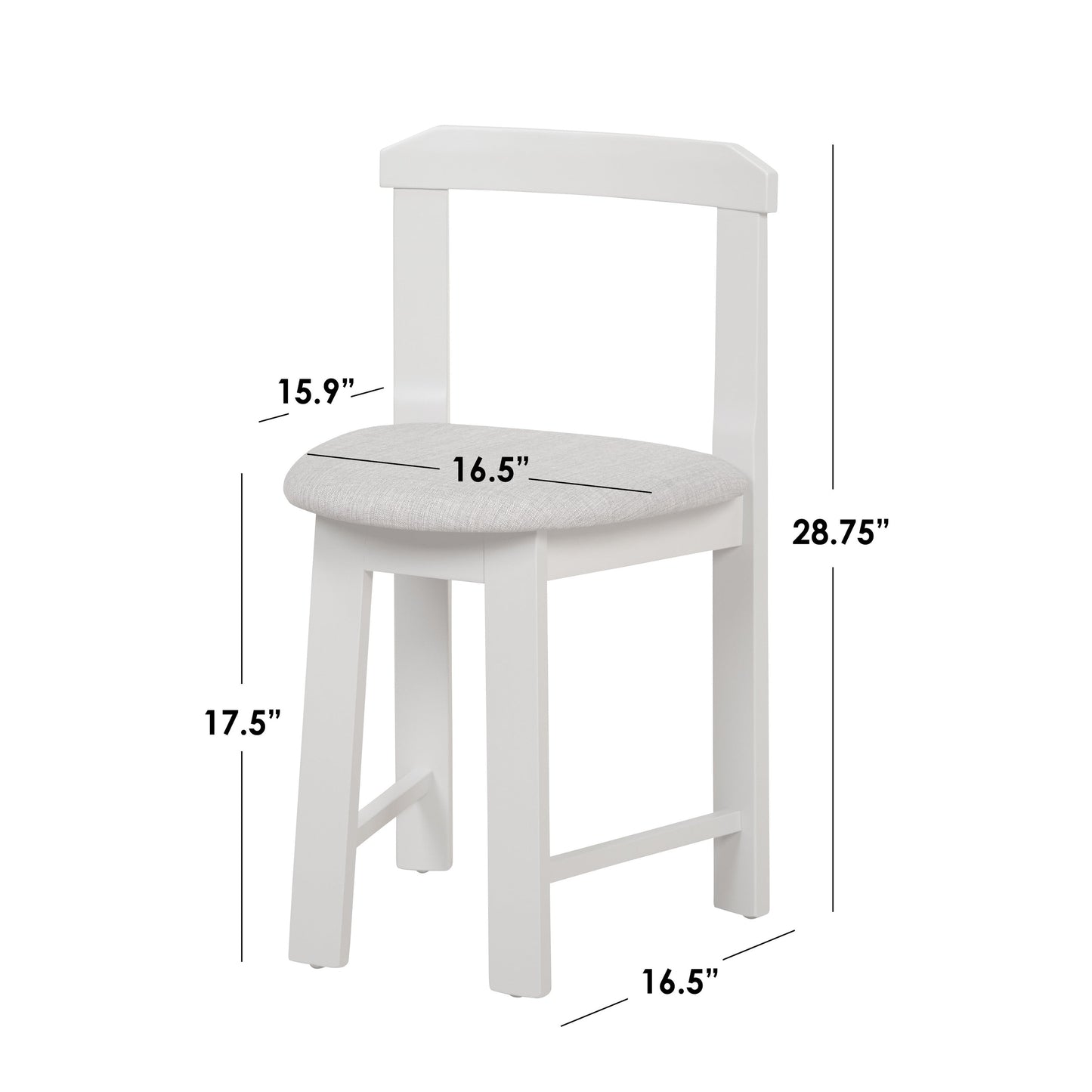 Ensemble de salle à manger rond compact 5 pièces Harrisburg Tobey