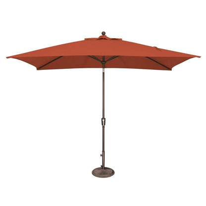 Parasol inclinable rectangulaire SimplyShade Catalina de 3 mètres (10 pieds) avec bouton-poussoir