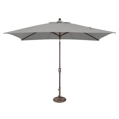 Parasol inclinable rectangulaire SimplyShade Catalina de 3 mètres (10 pieds) avec bouton-poussoir