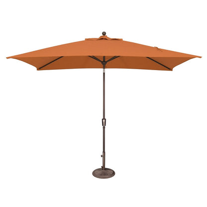 Parasol inclinable rectangulaire SimplyShade Catalina de 3 mètres (10 pieds) avec bouton-poussoir