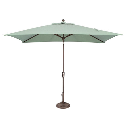Parasol inclinable rectangulaire SimplyShade Catalina de 3 mètres (10 pieds) avec bouton-poussoir