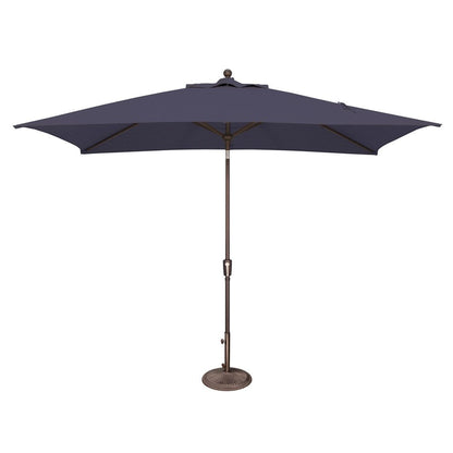 Parasol inclinable rectangulaire SimplyShade Catalina de 3 mètres (10 pieds) avec bouton-poussoir