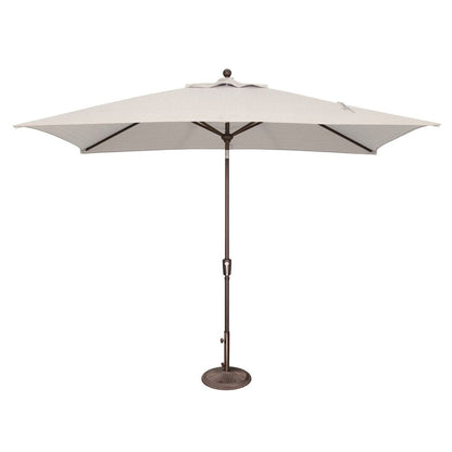 Parasol inclinable rectangulaire SimplyShade Catalina de 3 mètres (10 pieds) avec bouton-poussoir