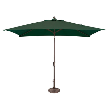 Parasol inclinable rectangulaire SimplyShade Catalina de 3 mètres (10 pieds) avec bouton-poussoir