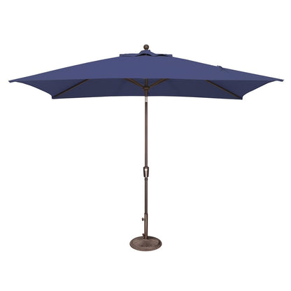 Parasol inclinable rectangulaire SimplyShade Catalina de 3 mètres (10 pieds) avec bouton-poussoir