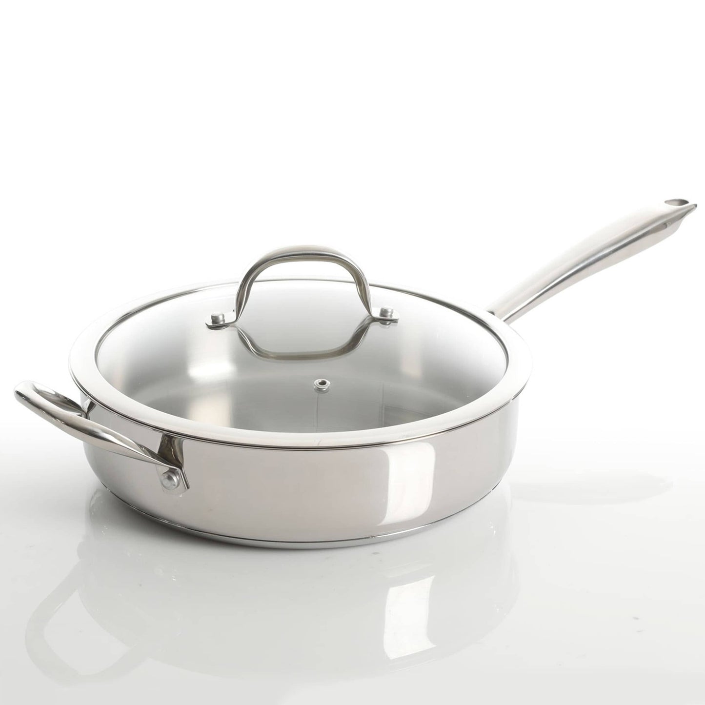 Ensemble de 10 pièces de batterie de cuisine en acier inoxydable de haute qualité