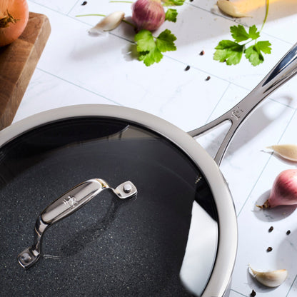 Ensemble de casseroles et poêles Henckels Capri en céramique, 11 pièces, en aluminium avec revêtement antiadhésif en céramique - Gris