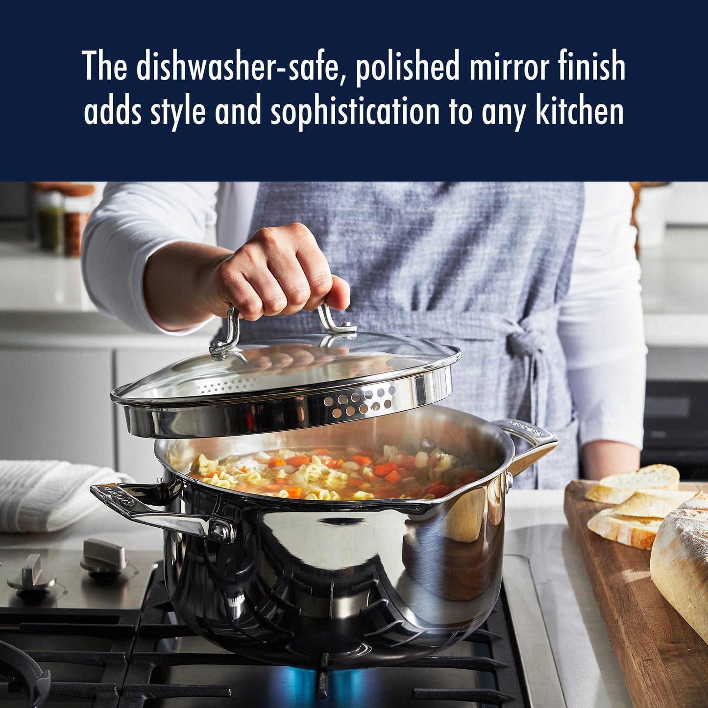 Ensemble de cuisine Henckels Clad H3 10 pièces en acier inoxydable