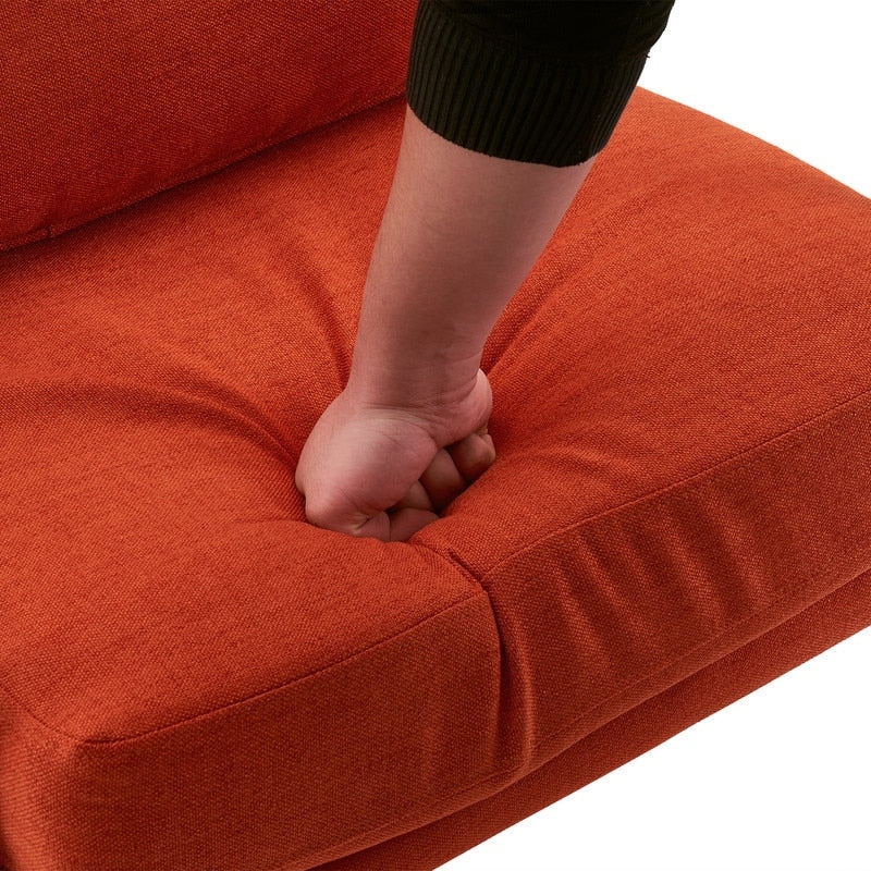 Fauteuil de loisirs à dossier haut avec accoudoirs en bois massif, fauteuil d'appoint.