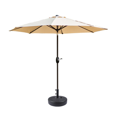 Parasol de terrasse Holme de 2,7 mètres et son support de pied
