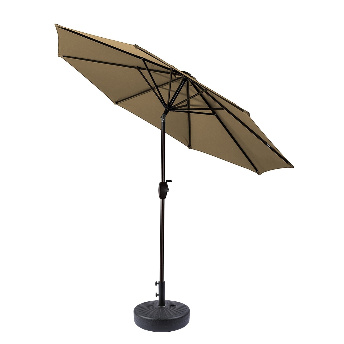 Parasol de terrasse Holme de 2,7 mètres et son support de pied
