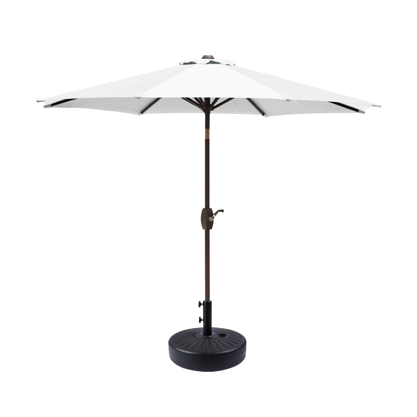 Parasol de terrasse Holme de 2,7 mètres et son support de pied