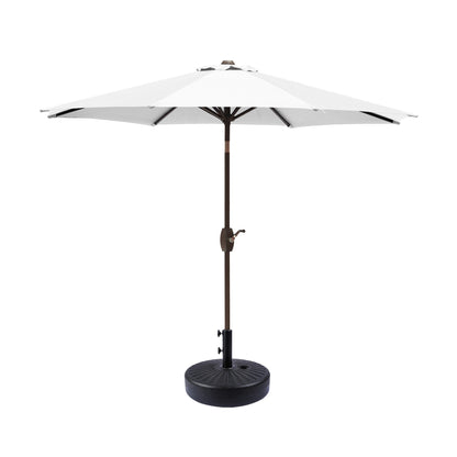 Parasol de terrasse Holme de 2,7 mètres et son support de pied