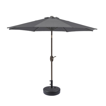 Parasol de terrasse Holme de 2,7 mètres et son support de pied