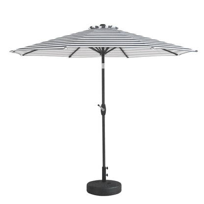 Parasol de terrasse Holme de 2,7 mètres et son support de pied