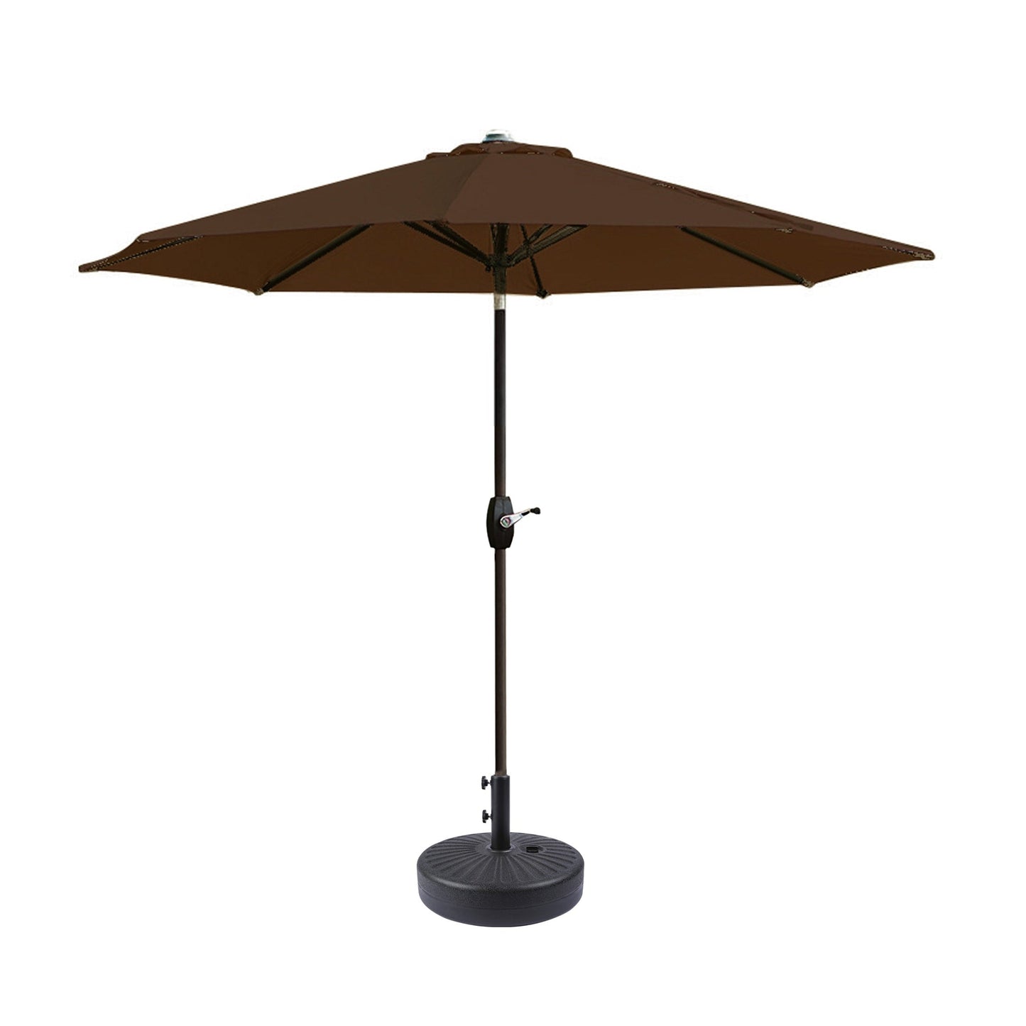 Parasol de terrasse Holme de 2,7 mètres et son support de pied
