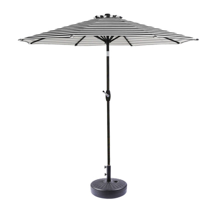 Parasol de terrasse Holme de 2,7 mètres et son support de pied