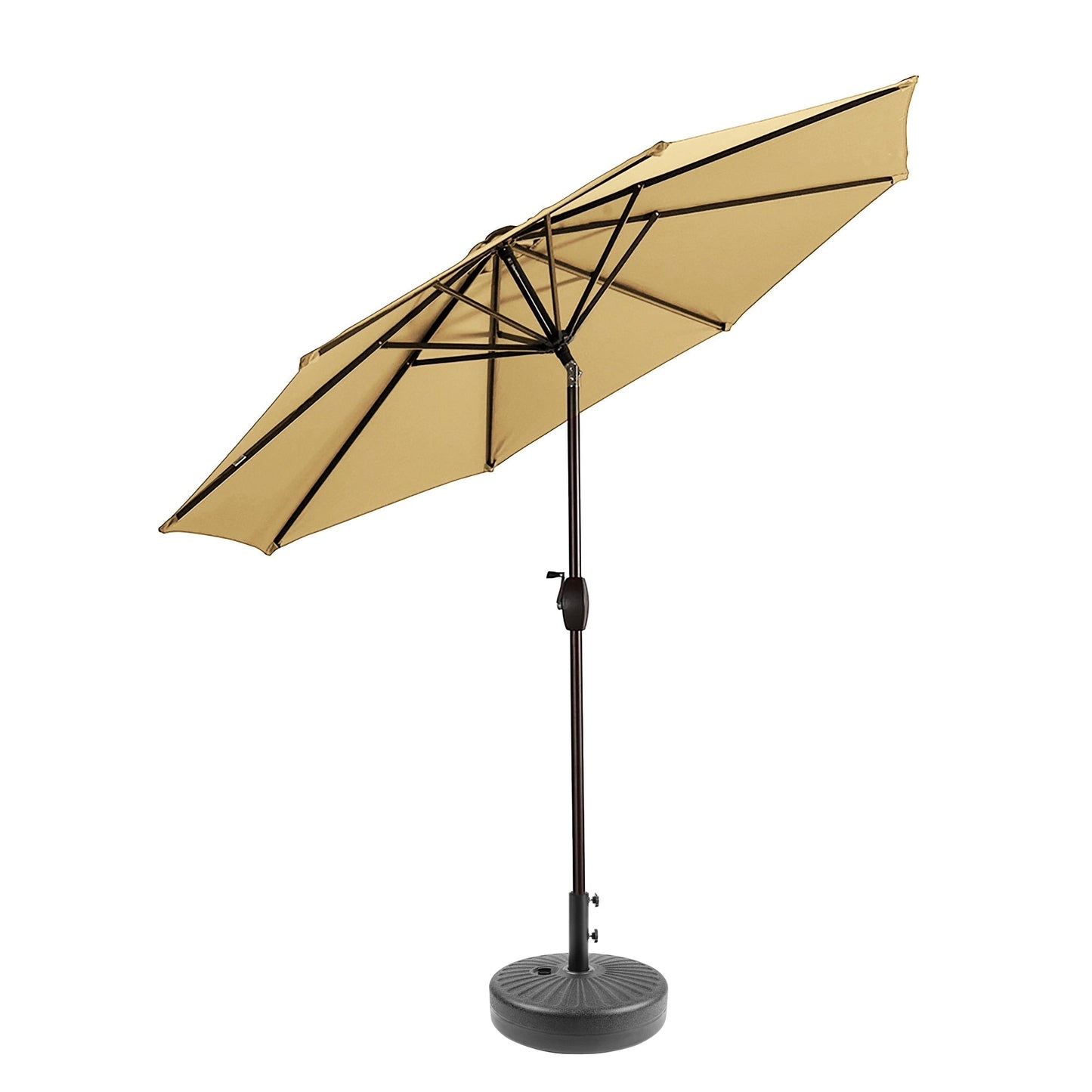 Parasol de terrasse Holme de 2,7 mètres et son support de pied
