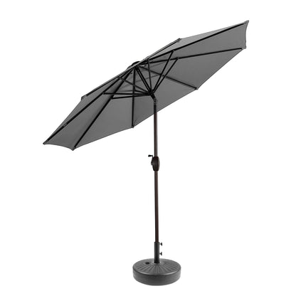 Parasol de terrasse Holme de 2,7 mètres et son support de pied