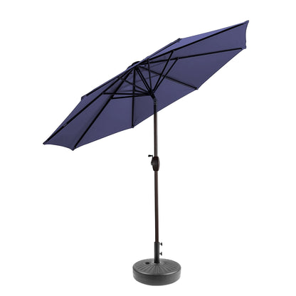 Parasol de terrasse Holme de 2,7 mètres et son support de pied