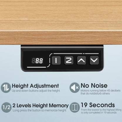 Bureau debout électrique à hauteur réglable Homall