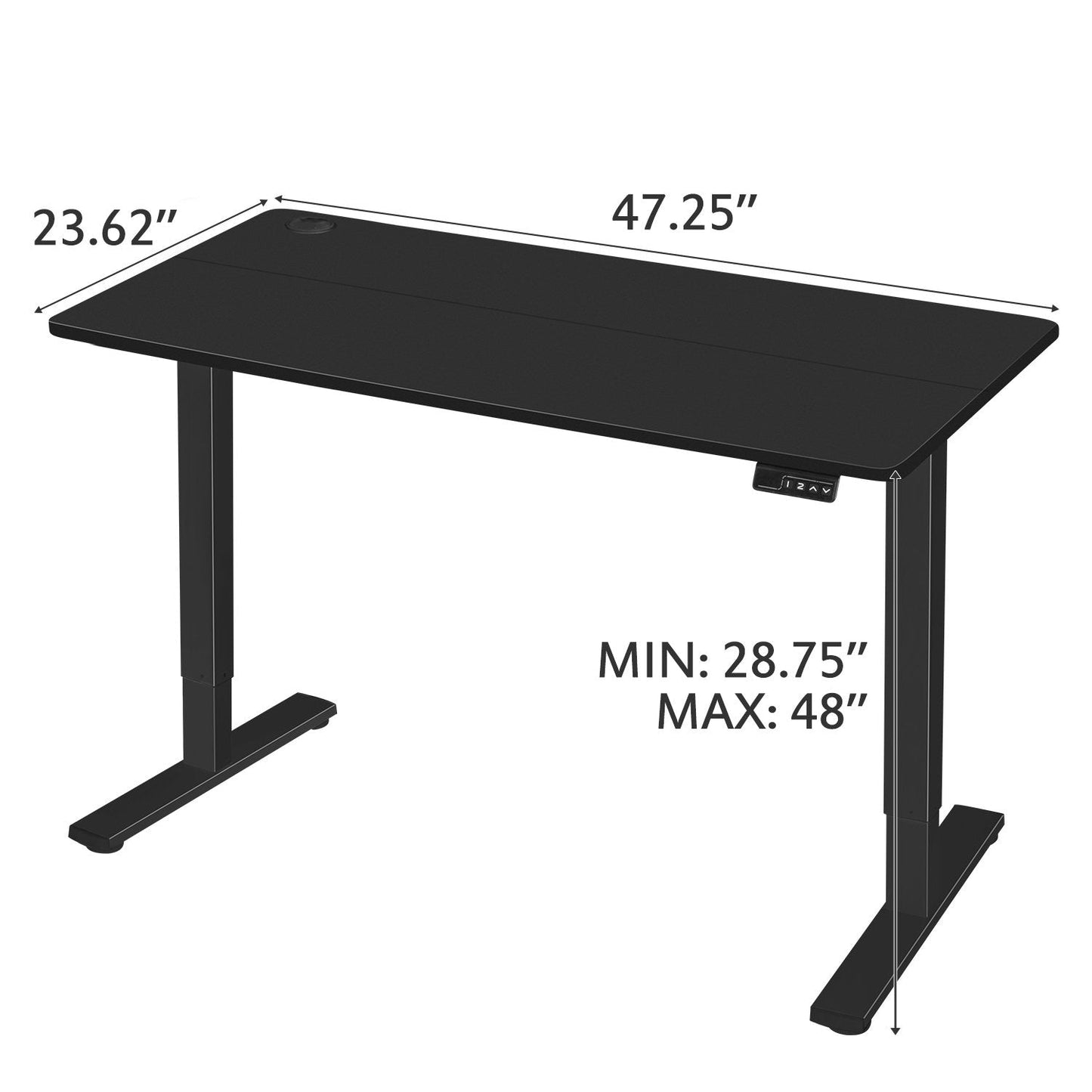 Bureau debout électrique à hauteur réglable Homall