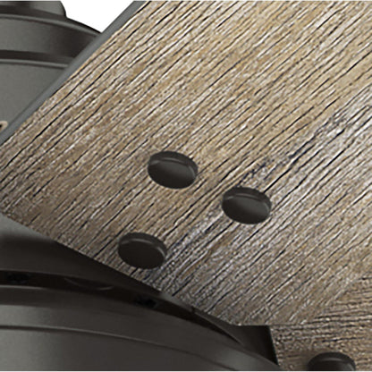 Ventilateur de plafond Hunter WiFi Whittington avec éclairage LED, télécommande - Style moulin à vent - Industriel, ferme, rustique - VENTILATEUR INTELLIGENT !