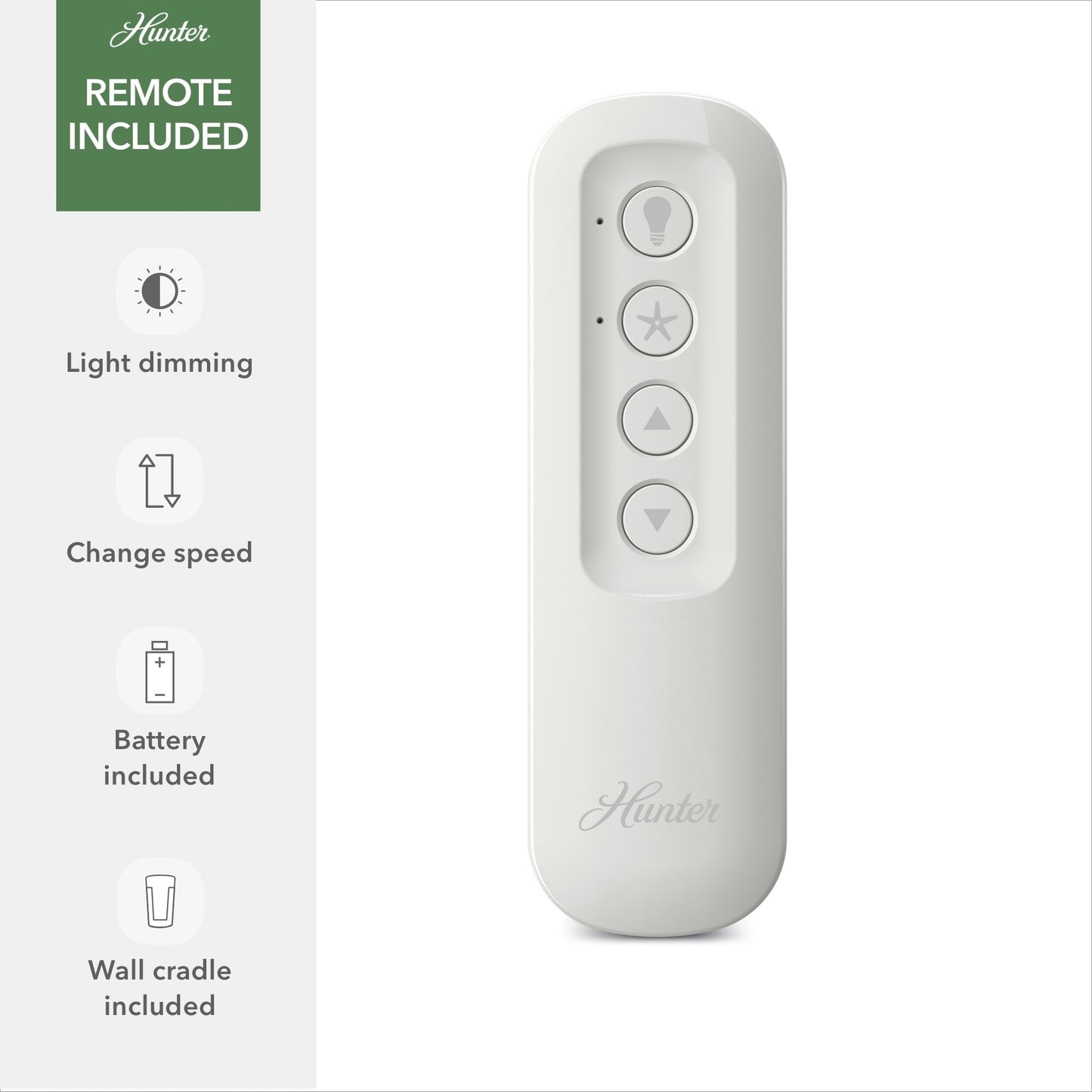 Ventilateur de plafond Hunter WiFi Whittington avec éclairage LED, télécommande - Style moulin à vent - Industriel, ferme, rustique - VENTILATEUR INTELLIGENT !