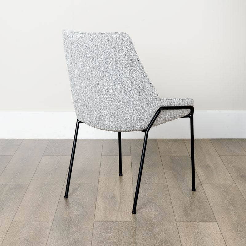 Lindsey Boucle Chair - Grey