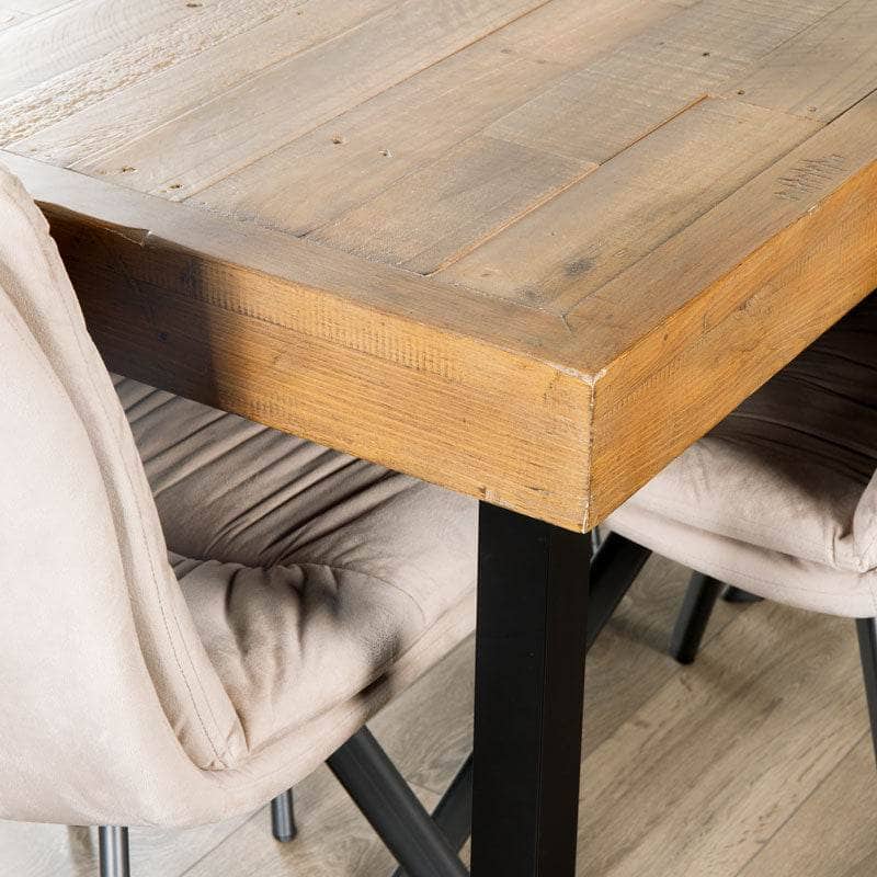 Lincoln Extendable Dining Table & 6 Taupe Aspen Chairs