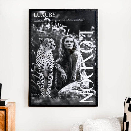 London Magazine Cover Framed Picture - 70 x 100cm