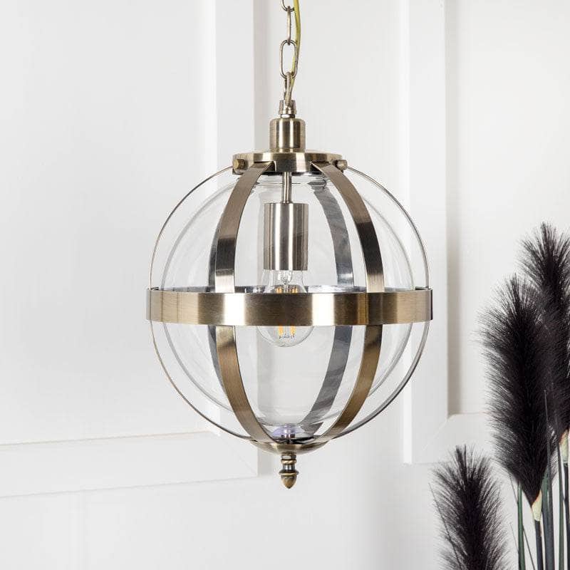 Lucca Pendant Light - Antique Brass