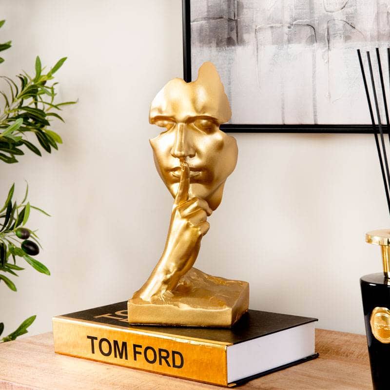 The Silent Face Figurine - Gold