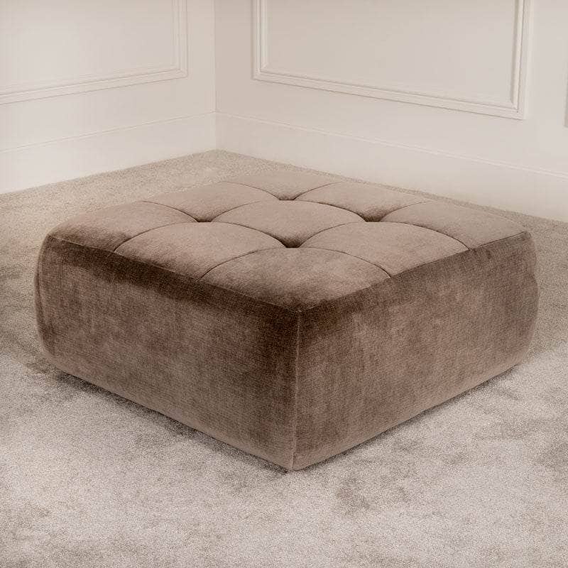 Austin Large Footstool - Mocha