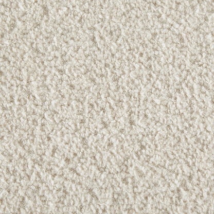 Banc de rangement incurvé à style bouclé Bailey d'INK IVY