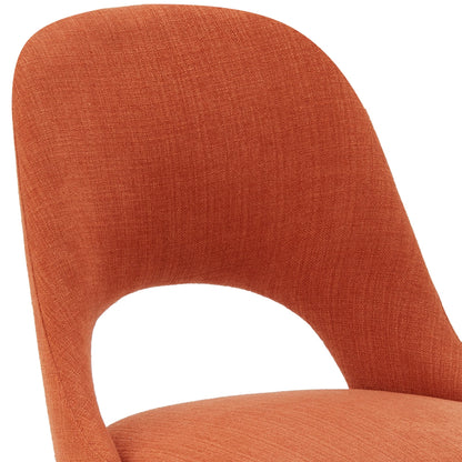 INK IVY Nola Chaises de salle à manger rembourrées avec dossier ajouré (lot de 2)