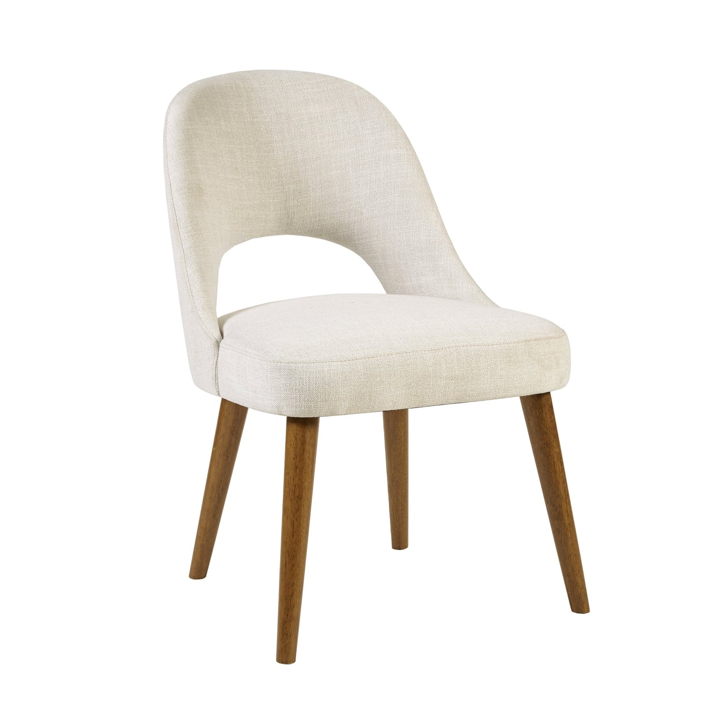 INK IVY Nola Chaises de salle à manger rembourrées avec dossier ajouré (lot de 2)