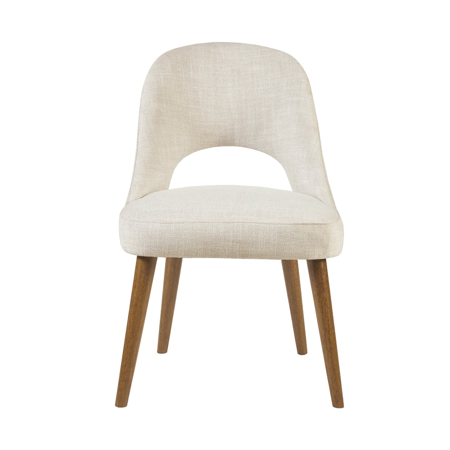 INK IVY Nola Chaises de salle à manger rembourrées avec dossier ajouré (lot de 2)