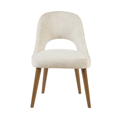 INK IVY Nola Chaises de salle à manger rembourrées avec dossier ajouré (lot de 2)