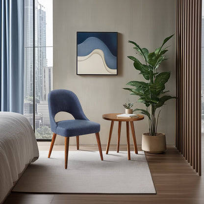 INK IVY Nola Chaises de salle à manger rembourrées avec dossier ajouré (lot de 2)