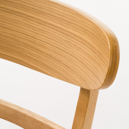 Chaise de salle à manger Abrielle en bois d'acacia rembourré, style moderne du milieu du siècle, par Christopher Knight Home (lot de 2)