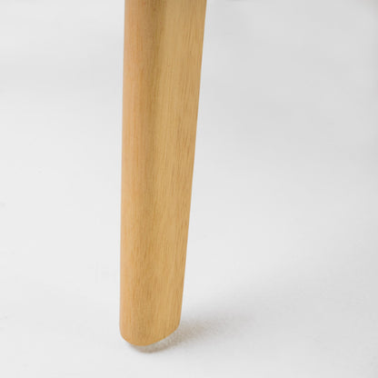 Chaise de salle à manger Abrielle en bois d'acacia rembourré, style moderne du milieu du siècle, par Christopher Knight Home (lot de 2)