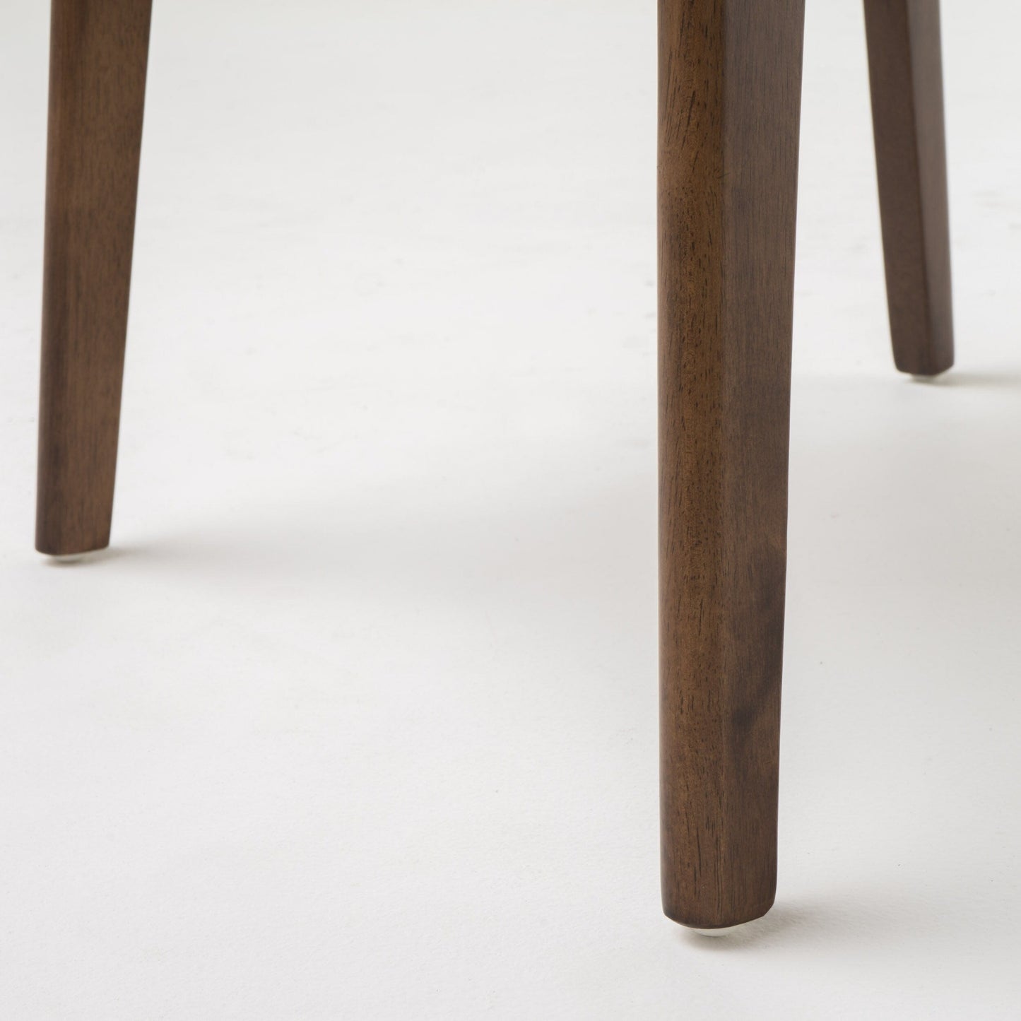 Chaise de salle à manger Abrielle en bois d'acacia rembourré, style moderne du milieu du siècle, par Christopher Knight Home (lot de 2)