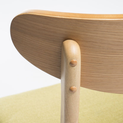 Chaise de salle à manger Abrielle en bois d'acacia rembourré, style moderne du milieu du siècle, par Christopher Knight Home (lot de 2)