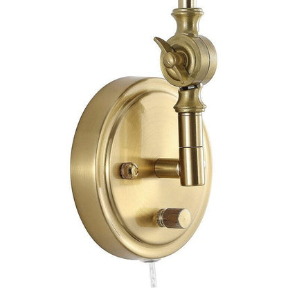 WINGBO Industrial Swing Arm Wall Sconce with Metal Shade,2-Pack...